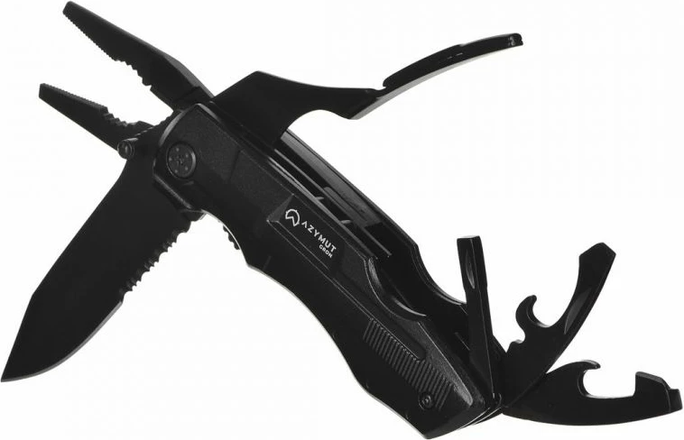 Večnamensko orodje Azymut, za turizem, črn