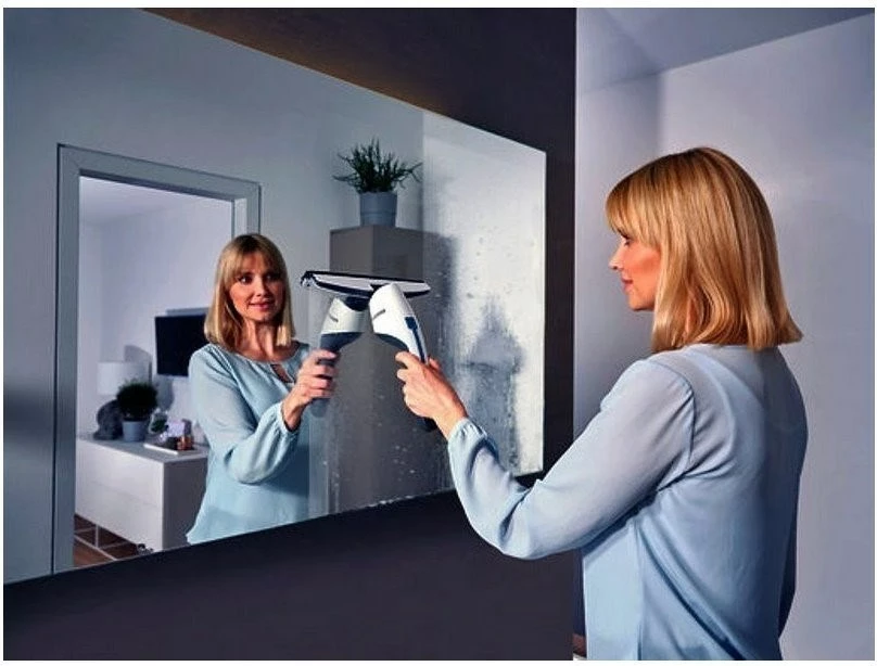 Električni čistilec za okna Leifheit NEMO, 28 cm, IPX7, črn/tirkizna/bel