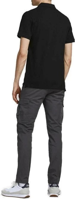 Polo majica Jack & Jones, črna