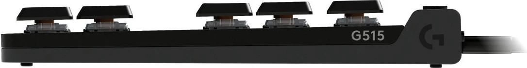 Gaming tipkovnica TKL Logitech G515, žična, RGB, črna