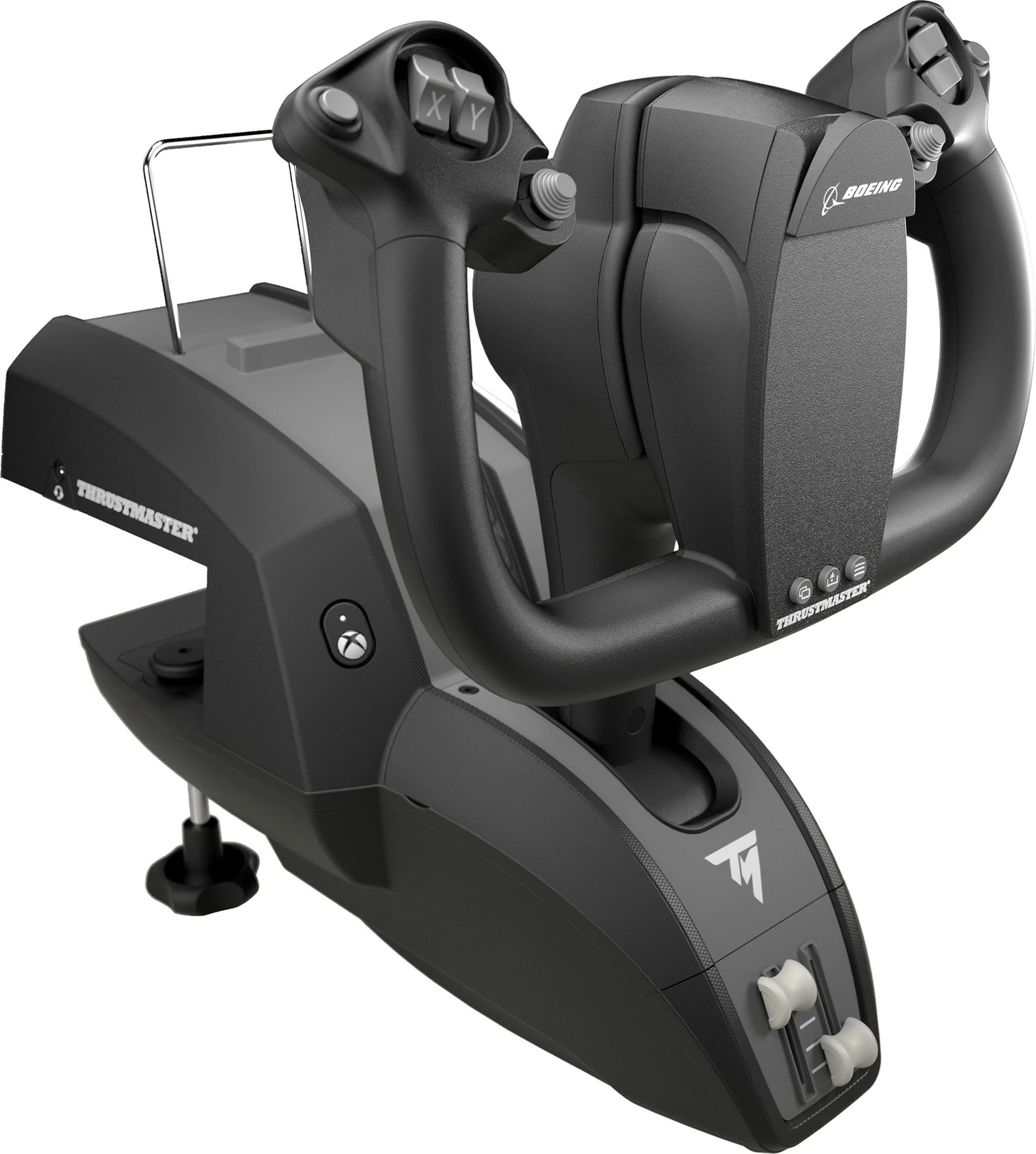 Profesionalni yoke in ročica za plin Thrustmaster TCA Boeing Edition, z vmesnikom, črno/siv