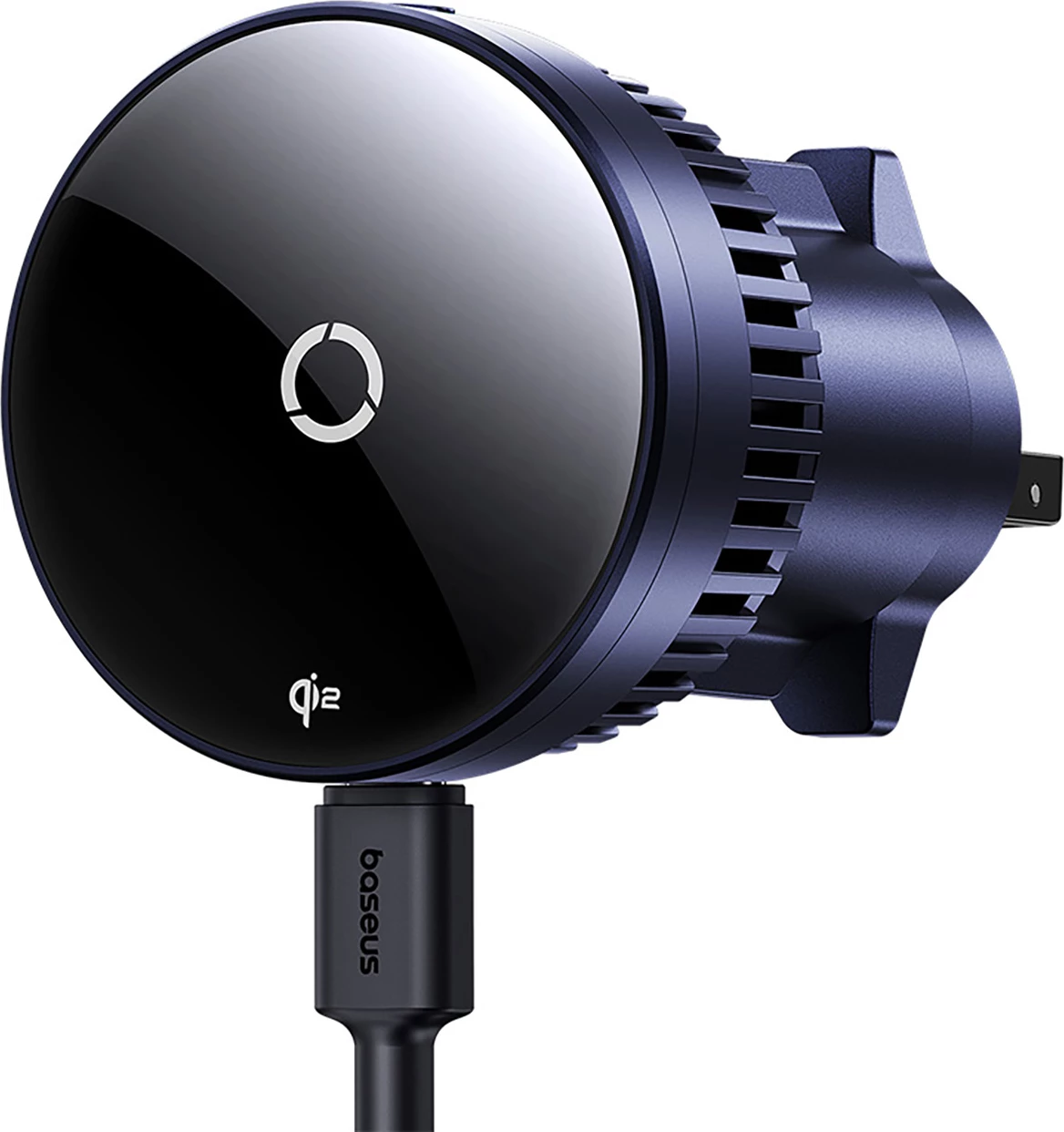 Magnetni nosilec z brezžičnim polnjenjem 15W Baseus MagPro BS-CW04 za zračnik avtomobila, črn