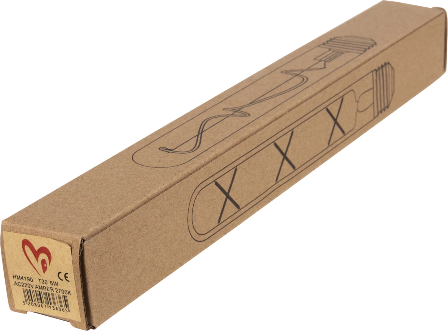 Žarnica LED filament 6W E27 3000K zlata zatemnljiva