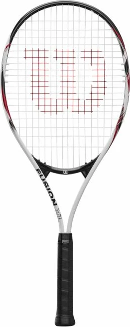 Tenis lopar za moške/ženske, Wilson Fusion XL, bel in črn