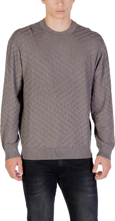 Pletenina Armani Exchange, moški, siva
