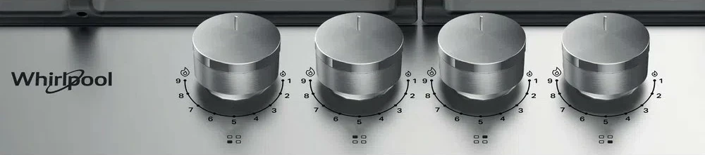 Plinska kuhalna Whirlpool TGML661IXR, 4 gorilniki, inox