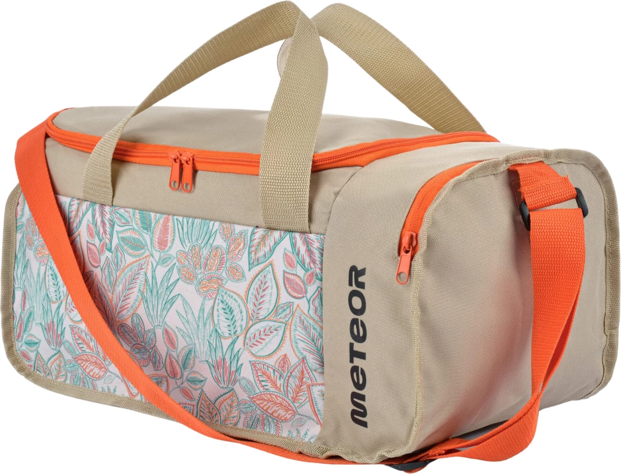 Športna torba Meteor, bež-oranžna