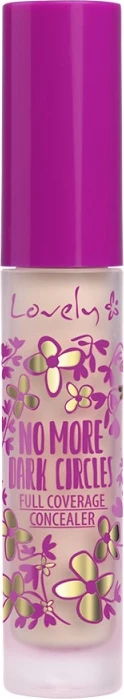 Korektor za podočnjake z močnim prekrivanjem Lovely No More Dark Circles Full Coverage Concealer 02, 4 g