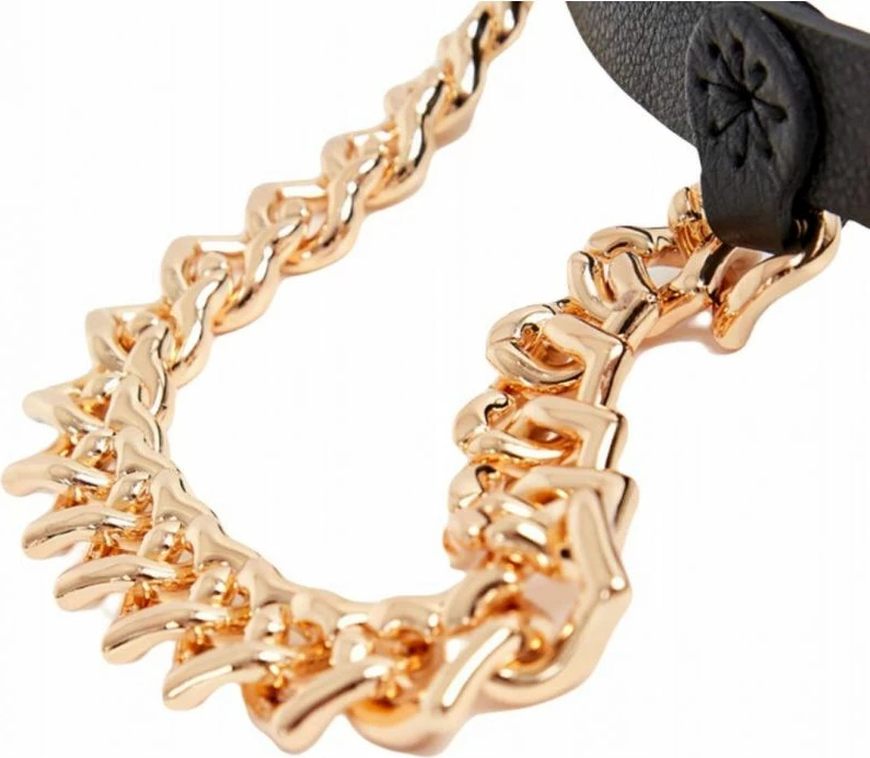 Usnjen ženski pas Pinko Love Belt H2, črn