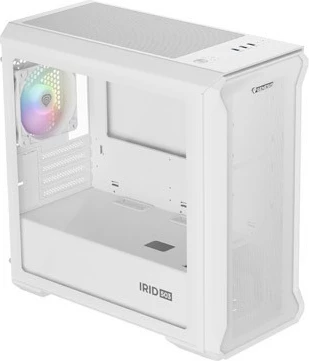 Računalniško ohišje Micro Tower, ARGB, bel, Natec Genesis IRID 503 ARGB LITE