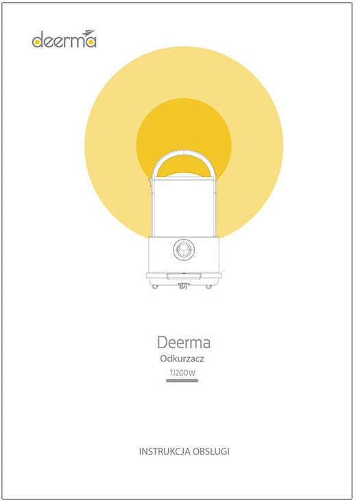 Sesalnik Deerma TJ200, 6 L, 800 W, bel