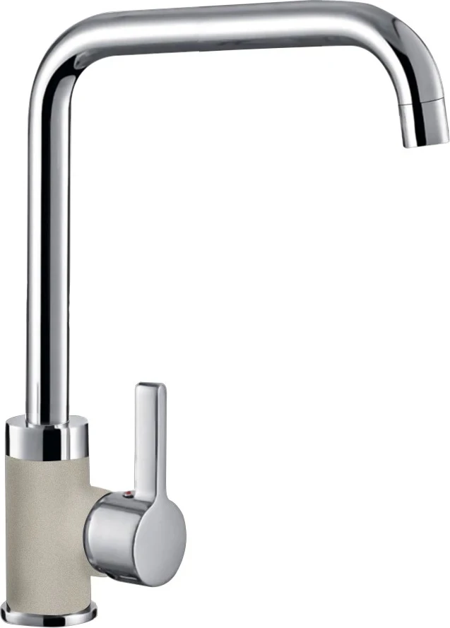 Kuhinjska pipa iz granita PYRAMIS SILVIO DUO, peščeno bež