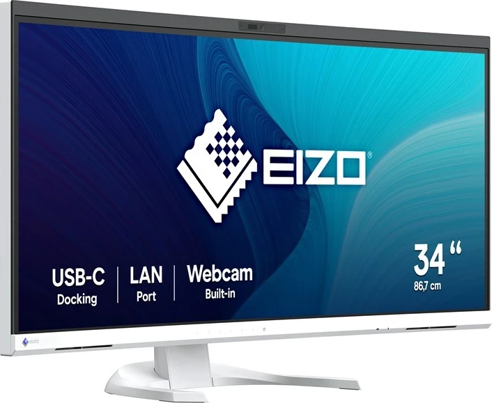 34,1" zaslon UltraWide Quad HD EIZO FlexScan EV3450XC-WT, IPS, bel