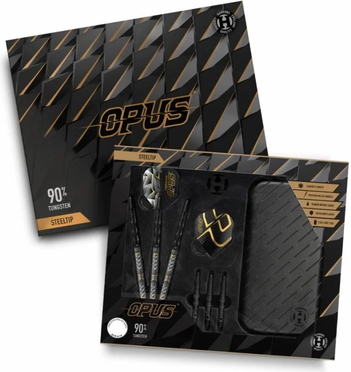 Športne šipke Harrows Opus za dart, črne