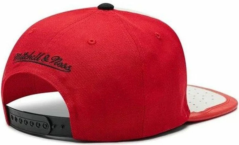 Kapa za moške, bela in rdeča Mitchell & Ness