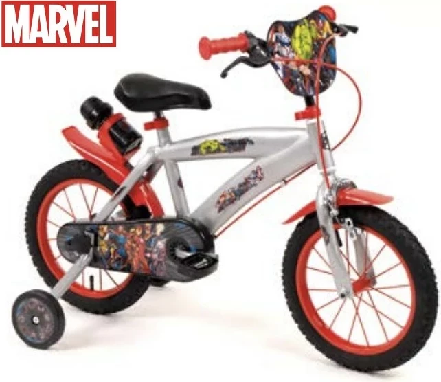 Otroško kolo Disney Cars, HUFFY 24484W, 14", aluminij, srebrno, s 4 kolesi