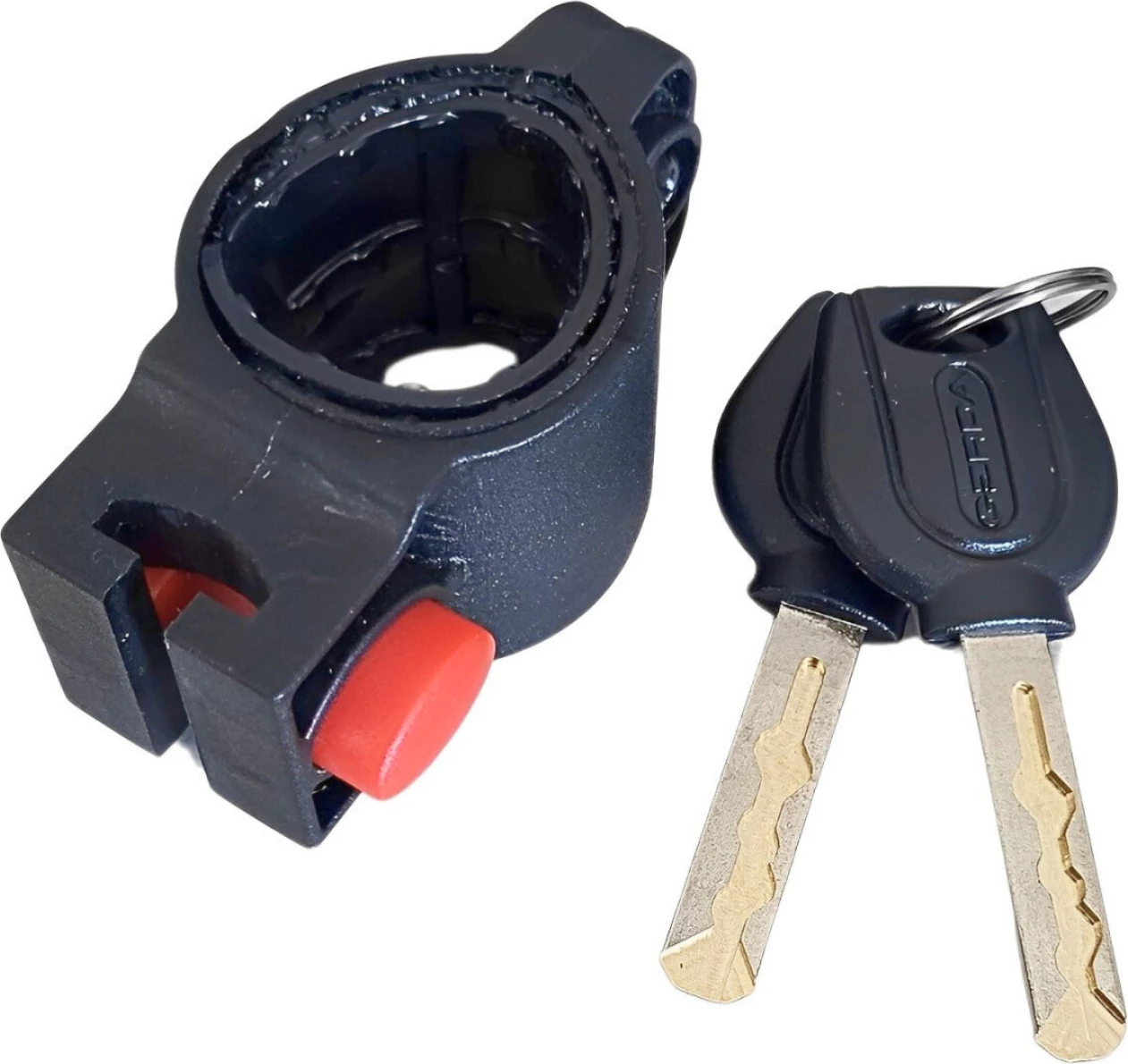 Kleščasto ključavnica za kolo Gerda, siva-črna