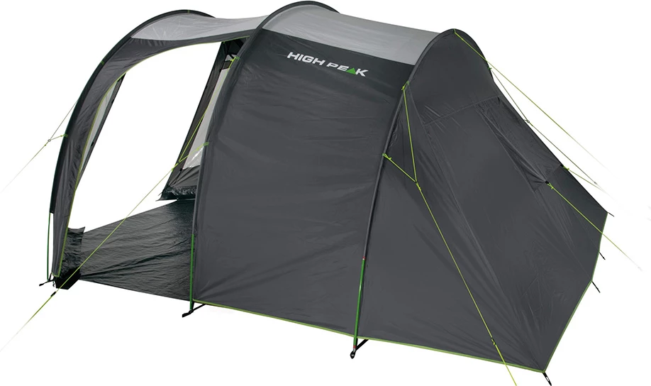 Šotor za 4 osebe High Peak Ancona 4.0, siv in zelen