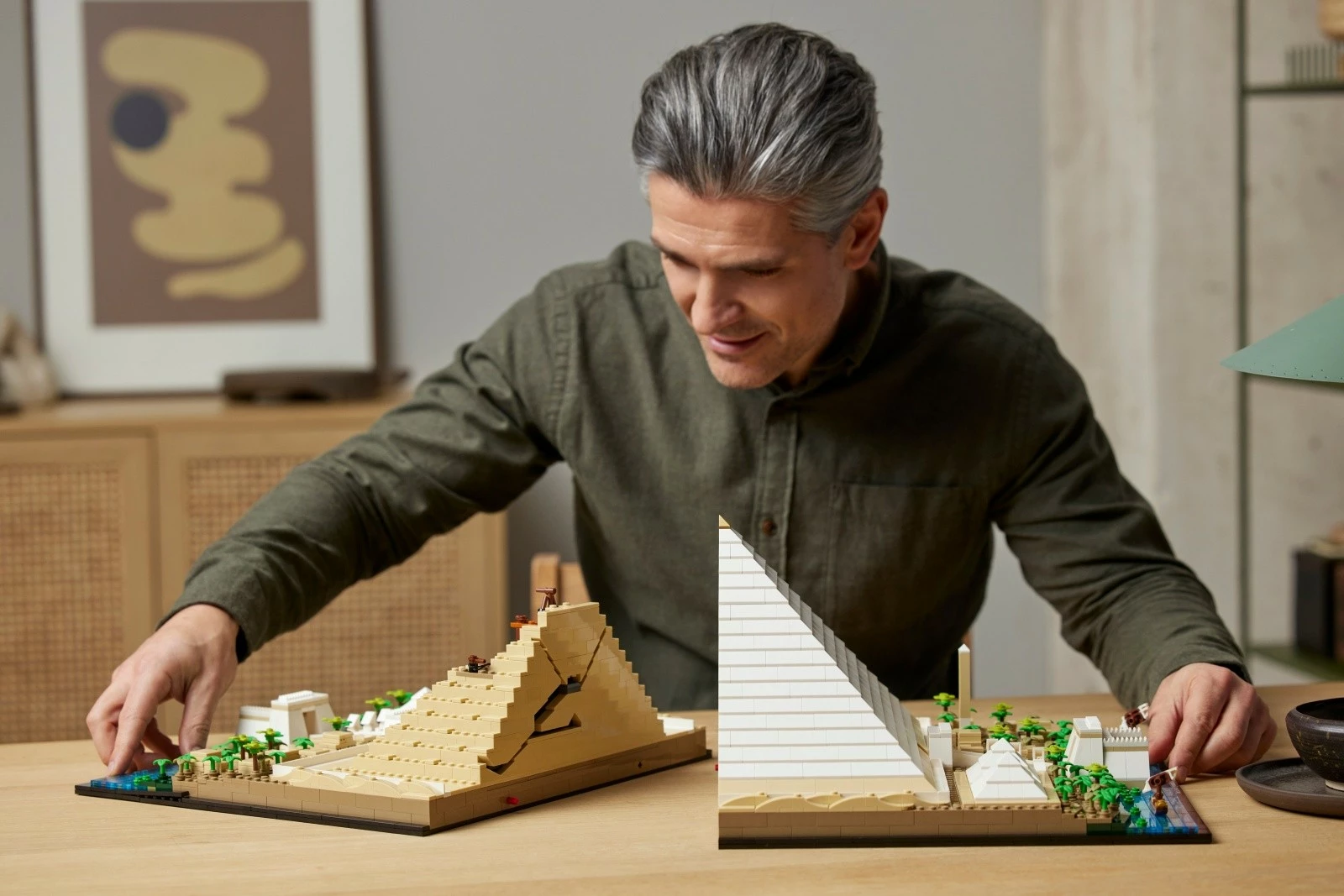 Gradbeni komplet LEGO Architecture Pyramid of Khufu 21058, 1476 delov