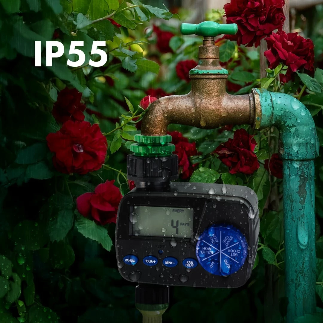 Elektronski kontroler za namakanje GreenBlue GB390, IP55, črn