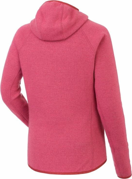 Jakna ženska hibridna, kombinacija flisa in volne Salewa, barvna mešanica