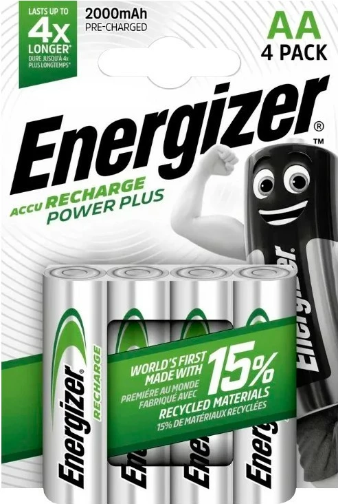 Polnilne baterije AA 2300 mAh, 4 kosa Energizer Extreme