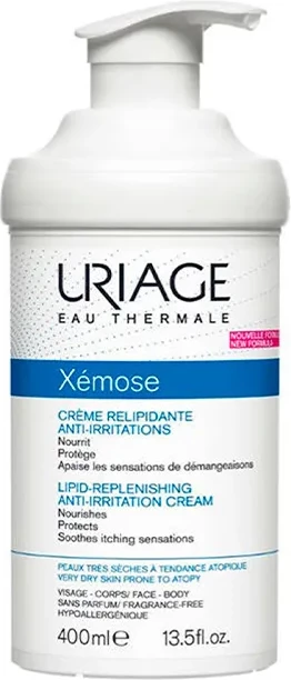 Emolientna krema za telo in obraz Uriage Xemose 400 ml
