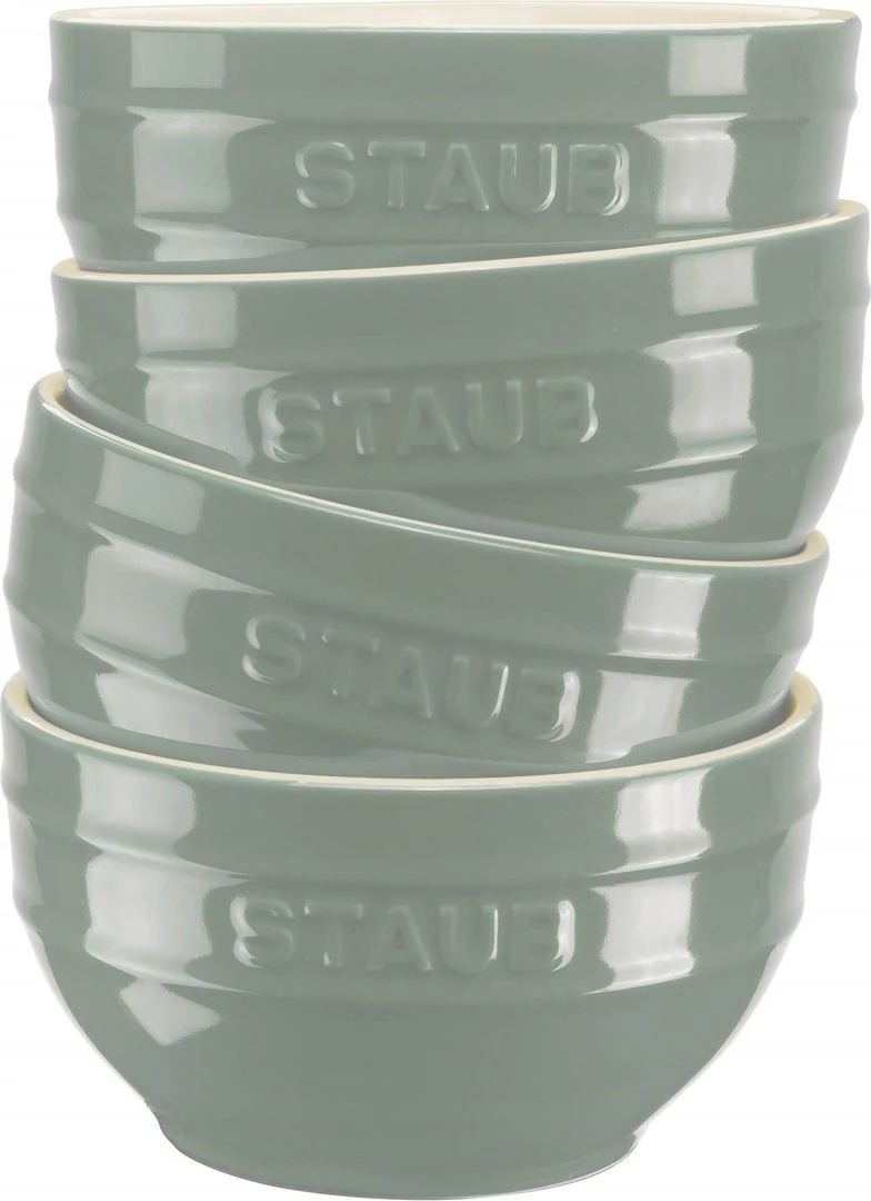 Set skled iz keramike, eukalipt, STAUB, 14 cm, 4 kosi