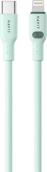 Kab C USB Type-C, Havit CB6281, 1 m, zelen