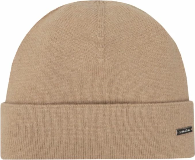 Kašmirska kapa Cashmere Beanie, Calvin Klein, ženska, bež
