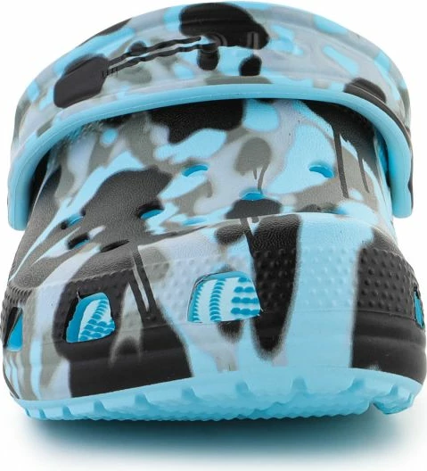 Superge za otroke Crocs Classic Spray camo Clog, temno modre