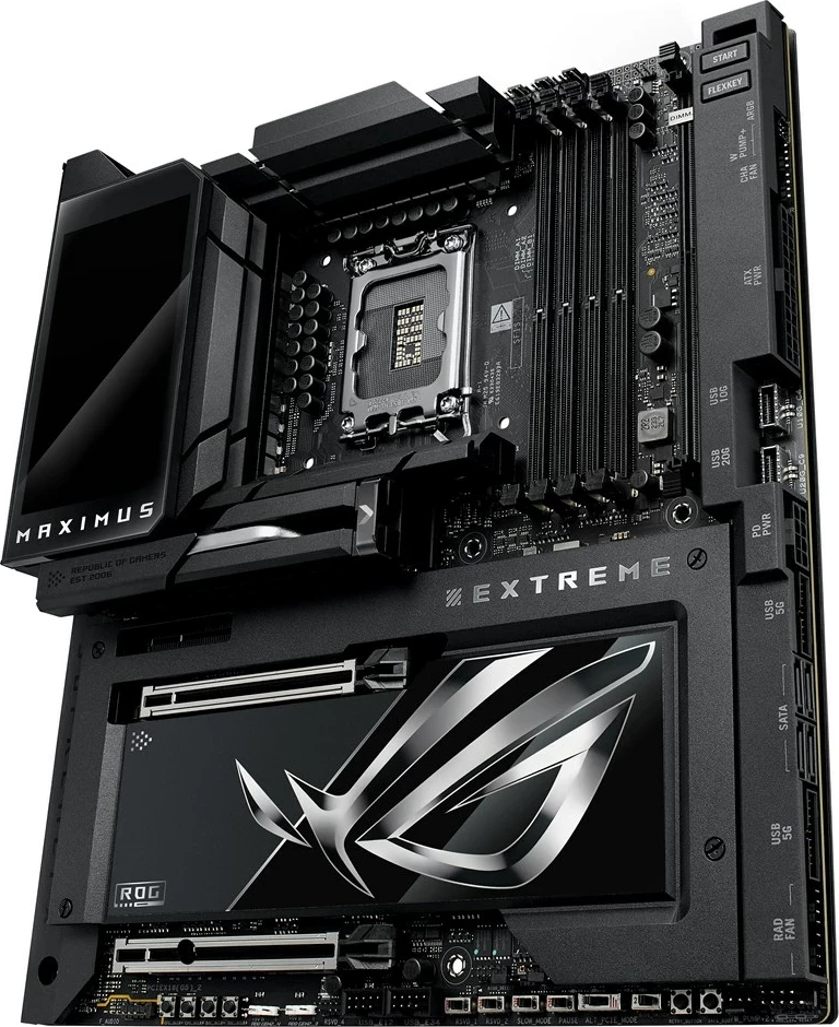 Matična plošča ASUS ROG MAXIMUS Z890 EXTREME, vtičnica LGA 1851, črna Matična plošča ASUS ROG MAXIMUS Z890 EXTREME, vtičnica LGA 1851, črna