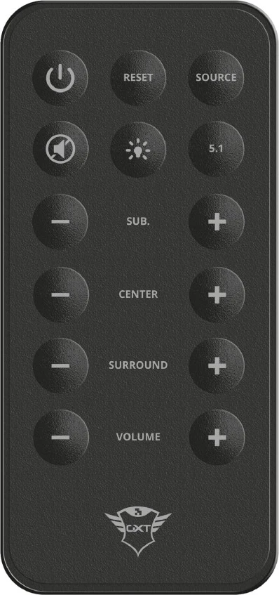 Sistem zvočnikov GXT 658 Tytan, 5.1 kanalov, 90 W, črno