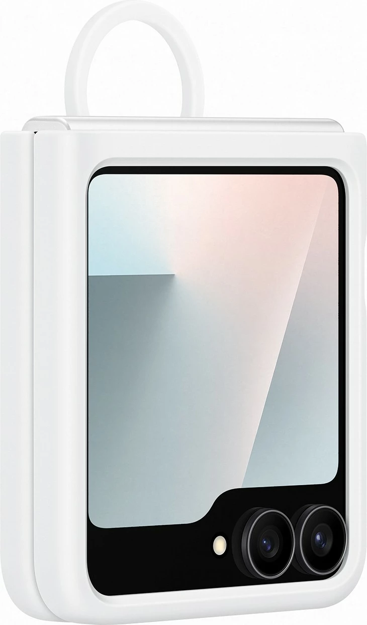 Silikonska zaščita Samsung Flip7 FE, bela Silikonska zaščita Samsung Flip7 FE, bela