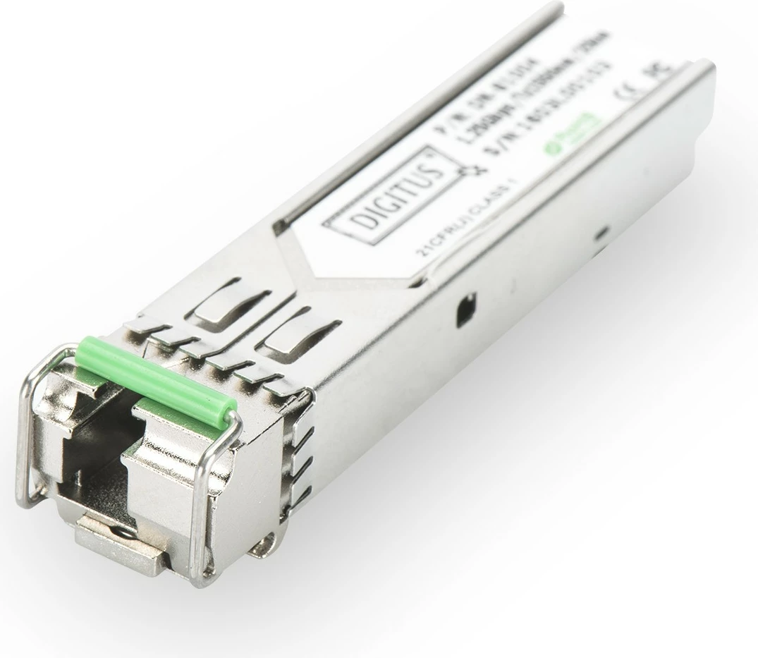 Mini SFP transceiver Digitus GBIC 1,25 Gbps 20 km, metalen