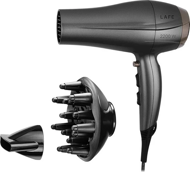 Sušilnik las Sleek & Shine Ionic PRO Lafe, 2200W, siv