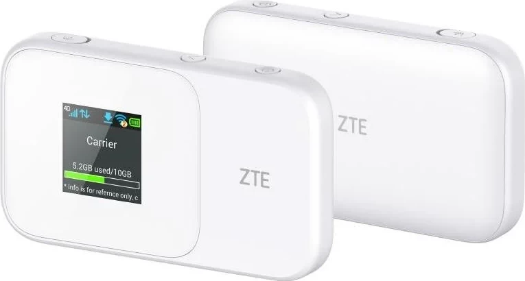 Mobilni usmerjevalnik ZTE MF986D, 4G/LTE, LCD zaslon, bel