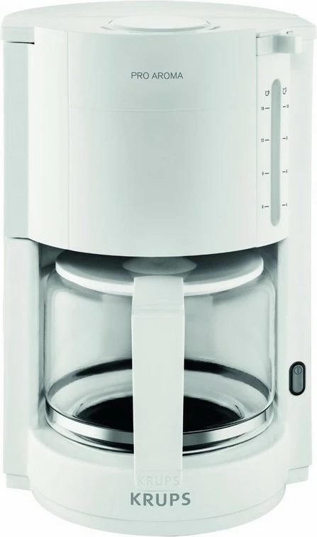 Kavni aparat za drip Krups F30901, 10 skodelic, 1050 W, bel