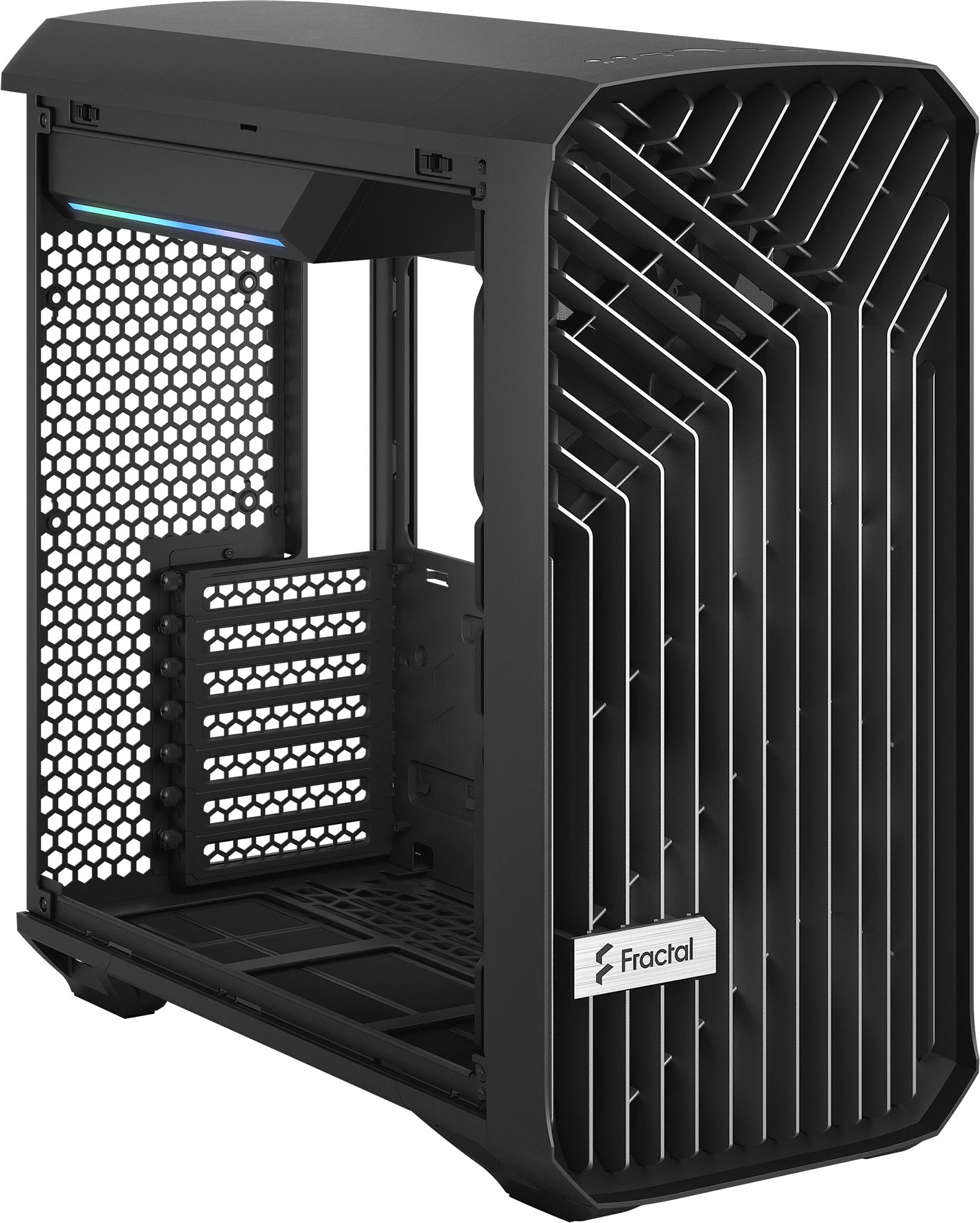 Kompaktno ohišje Fractal Design Torrent Compact, Tower, ATX/EATX/micro ATX/Mini-ITX, kaljeno steklo, črno