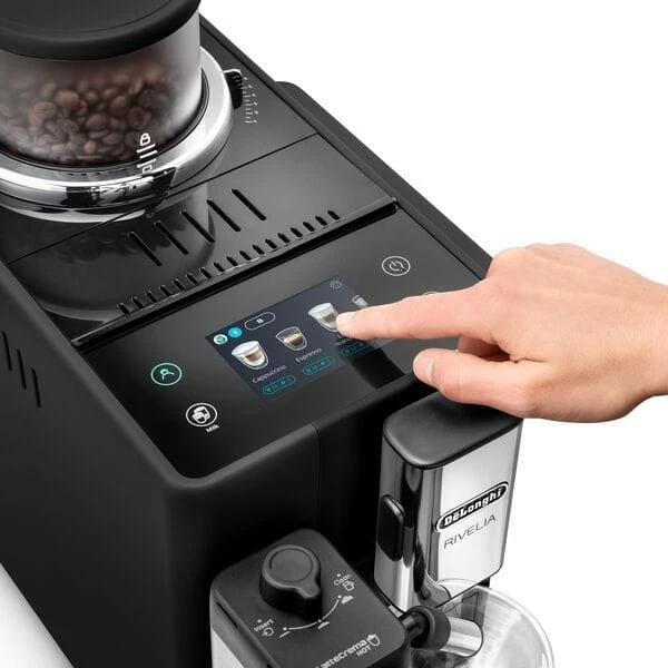 Kavni aparat DeLonghi Rivelia EXAM 440.55B, samodejen, 1,4 l, črn