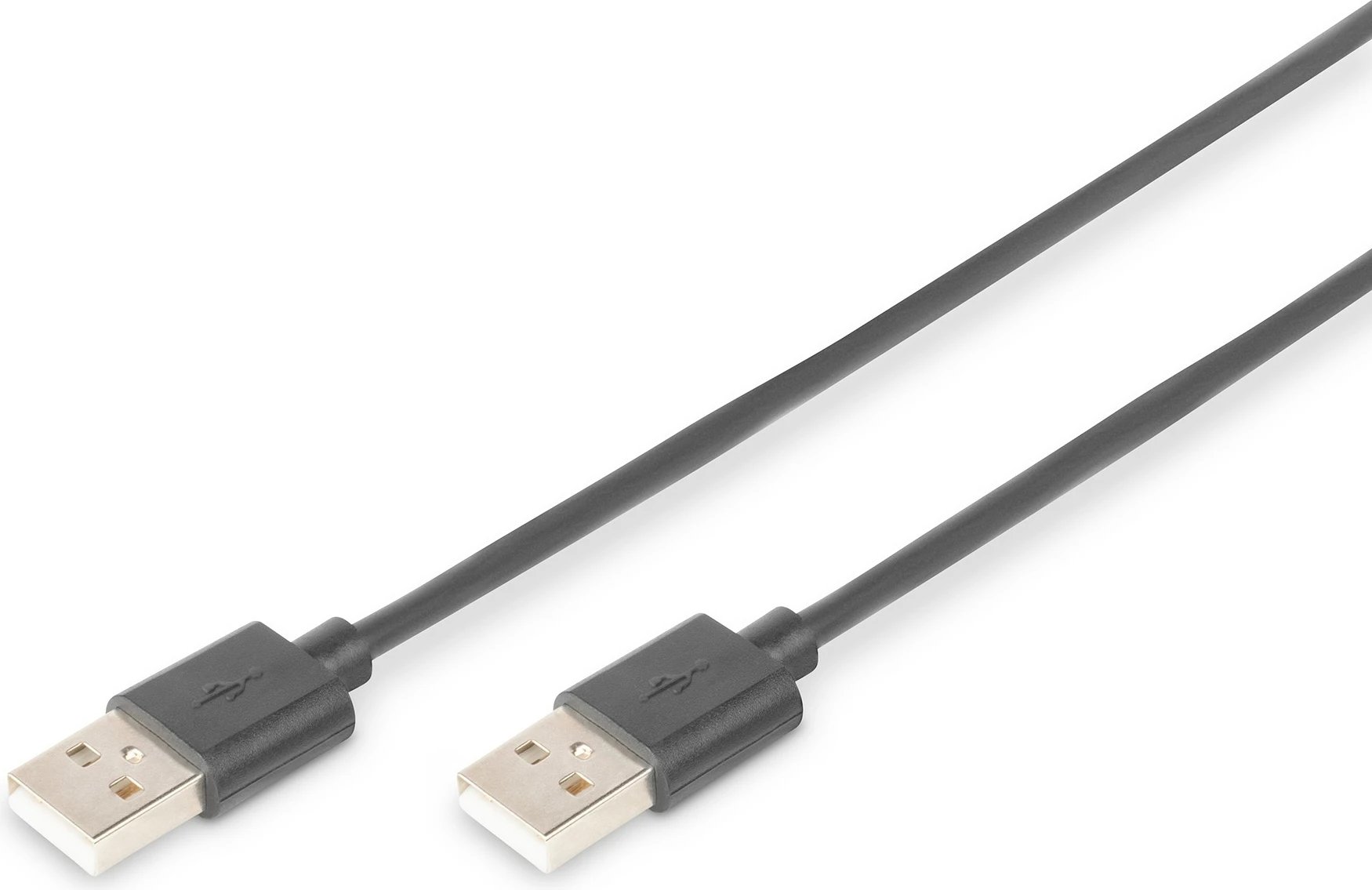 USB kabel 2.0, Digitus, 5 m, USB A moški/moški, črn