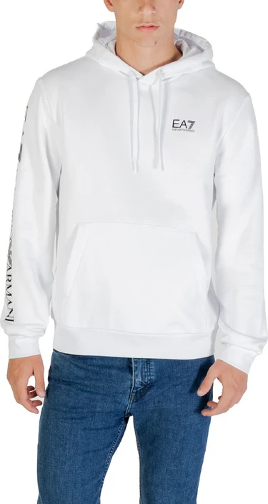 Duks z kapuco, Ea7, bel — za moške