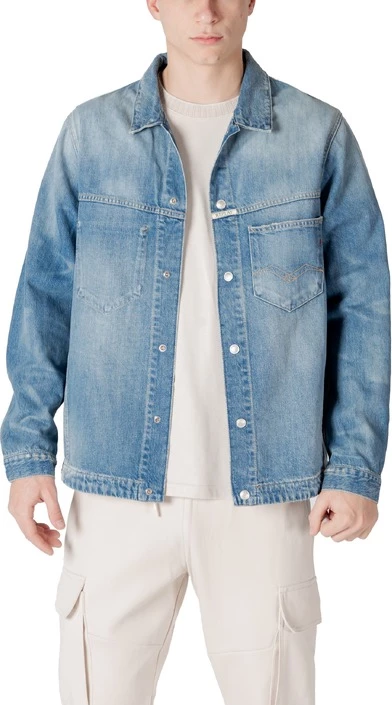 Jakna za moške, svetlo modra Replay