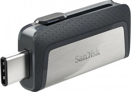 Pendrive Ultra Dual Drive 64GB, SanDisk, USB 3.1, Type-C, črn/kovinski Pendrive Ultra Dual Drive 64GB, SanDisk, USB 3.1, Type-C, črn/kovinski