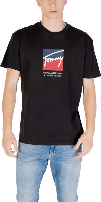 Majica za moške, črna, Tommy Hilfiger Jeans
