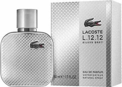 Eau de Parfum L.12.12 Silver Grey, unisex, 50 ml Lacoste