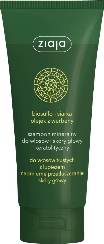 Mineralni šampon za ženske Ziaja, keratolitičen, 200 ml