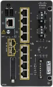 Industrijsko stikalo Cisco Catalyst IE3300, 8 vrat Gigabit Ethernet, reža za SD-kartico, IP20