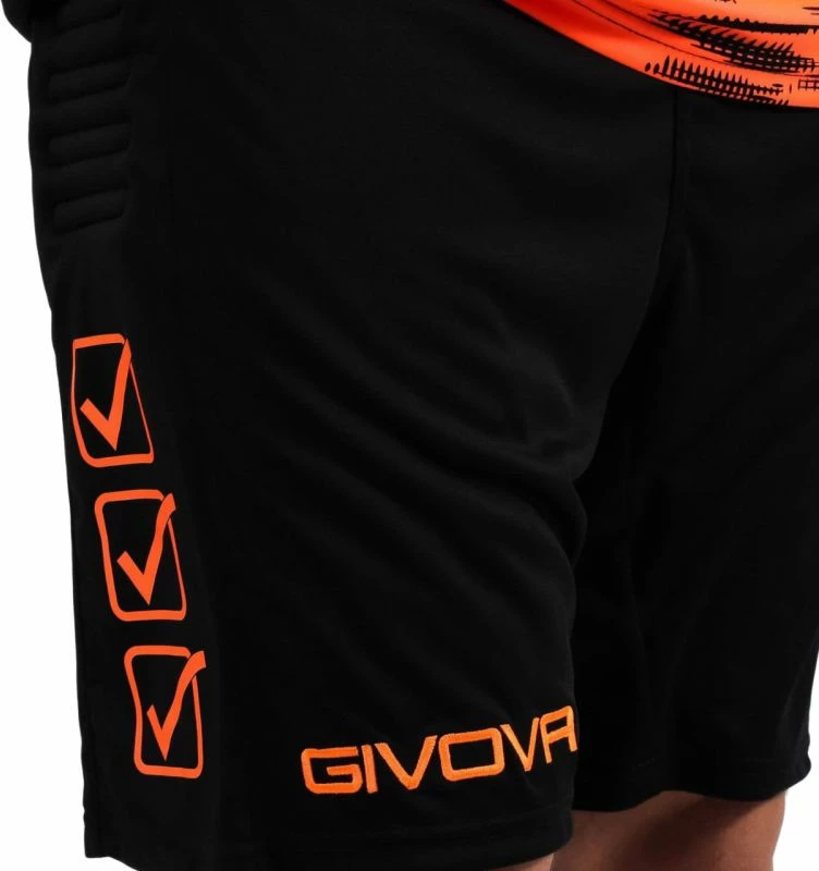 Set za vratarja črn in oranžen, Givova, moški in otroci