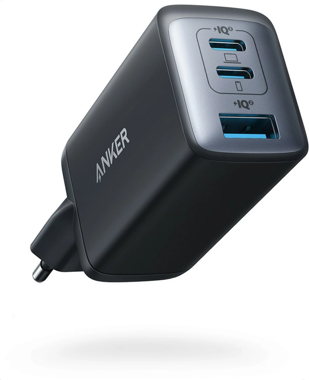 Močilen polnilec 65W, črn Anker 735